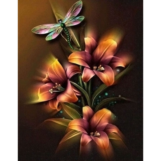 Flower - Full Square Drill Diamond Painting 40*50CM