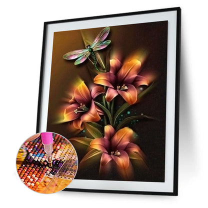 Flower - Full Square Drill Diamond Painting 40*50CM