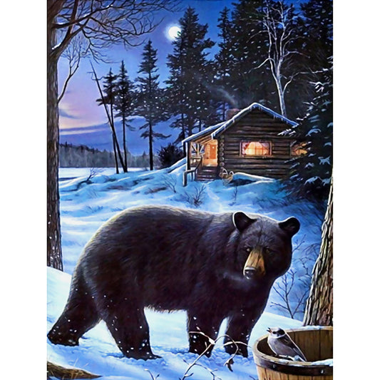 Bear - Full Round Drill Diamond Painting 30*40CM