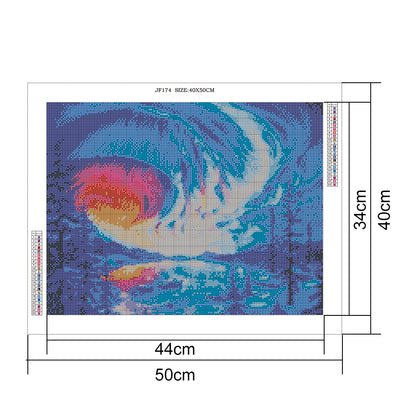 Aurora - Full Square Drill Diamond Painting 50*40CM