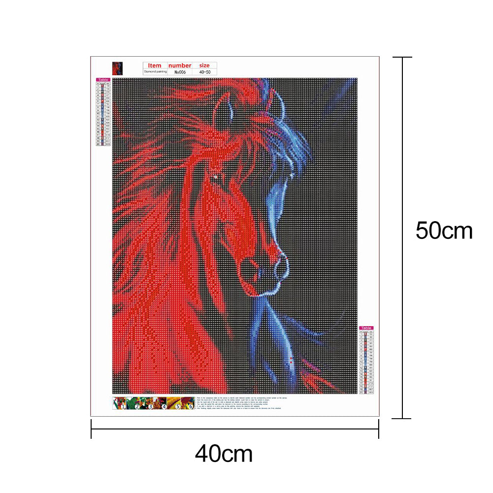 Horse - Full Round Drill Diamond Painting 40*50CM