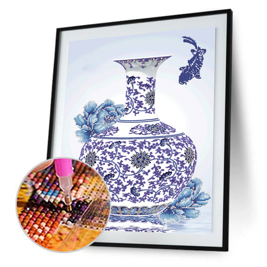 Vase - Full Round Drill Diamond Painting 40*60CM