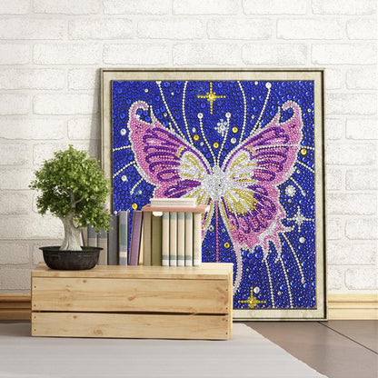 Butterfly - Special Shaped Drill Diamodn Painting 30*30CM