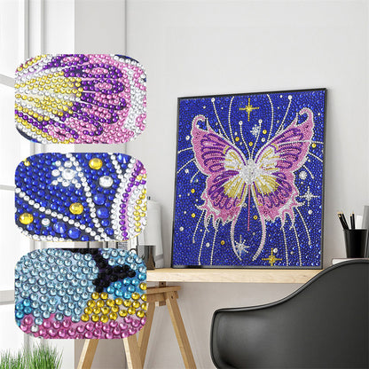 Butterfly - Special Shaped Drill Diamodn Painting 30*30CM