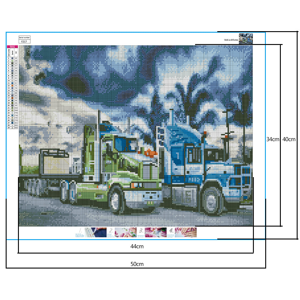 Car - Full Square Drill Diamond Painting 50*40CM