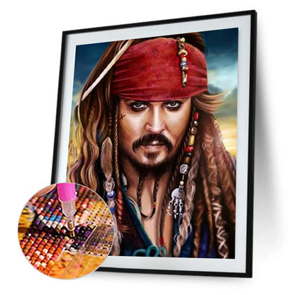 Captain Pirate - Full Square Drill Diamond Painting 40*50CM