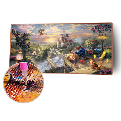 Fairy World - Full Round Drill Diamond Painting 80*40CM