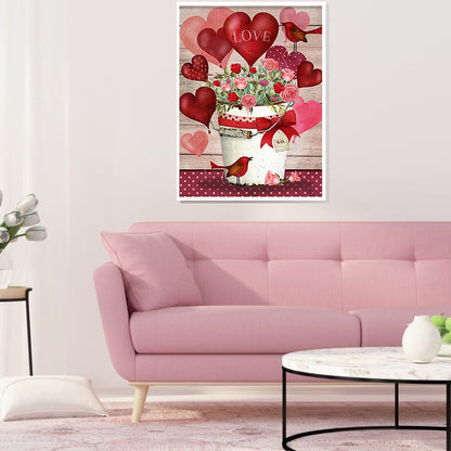 Love - Full Round Drill Diamond Painting 30*40CM