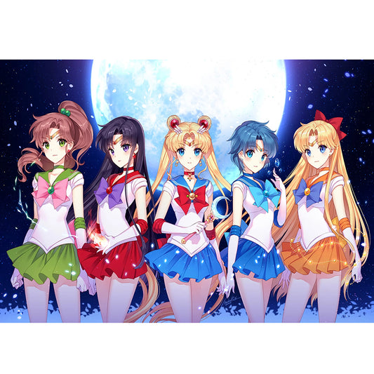 Sailor Moon - Full Round Drill Diamond Painting 50*40CM