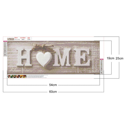 Home - Full Round Drill Diamond Painting 60*25CM