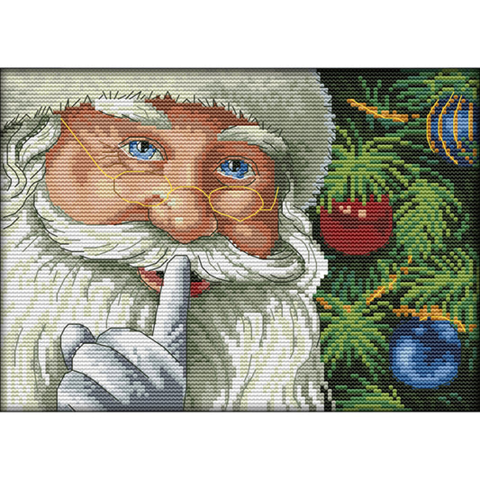 Cheerful Christmas - 14CT Stamped Cross Stitch 30*21CM