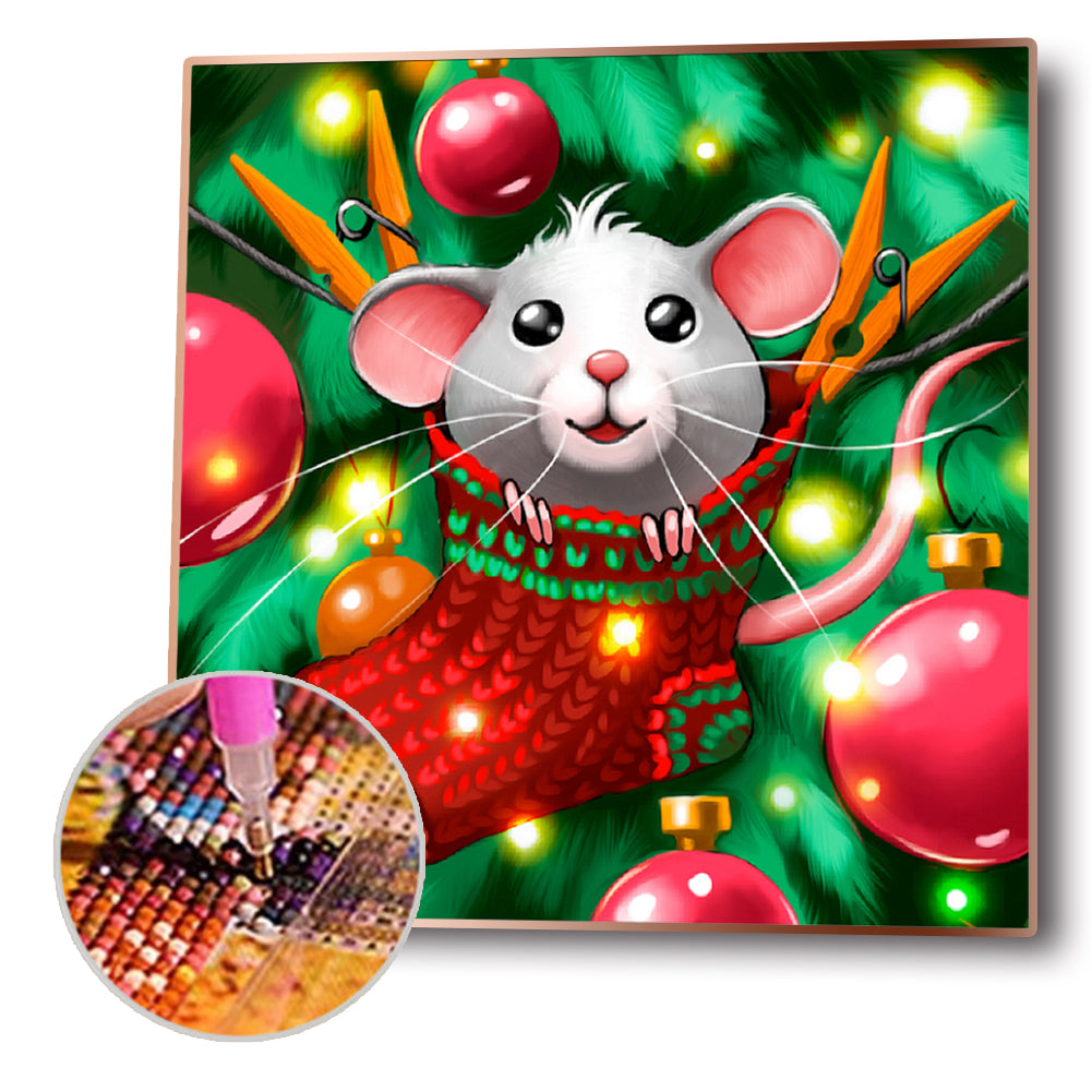 Mouse - Full Round Drill Diamond Painting 30*30CM