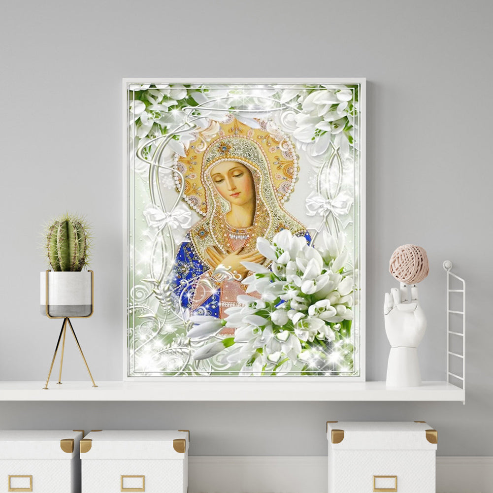 Jesus Woman - Full Round Drill Diamond Painting 40*50CM