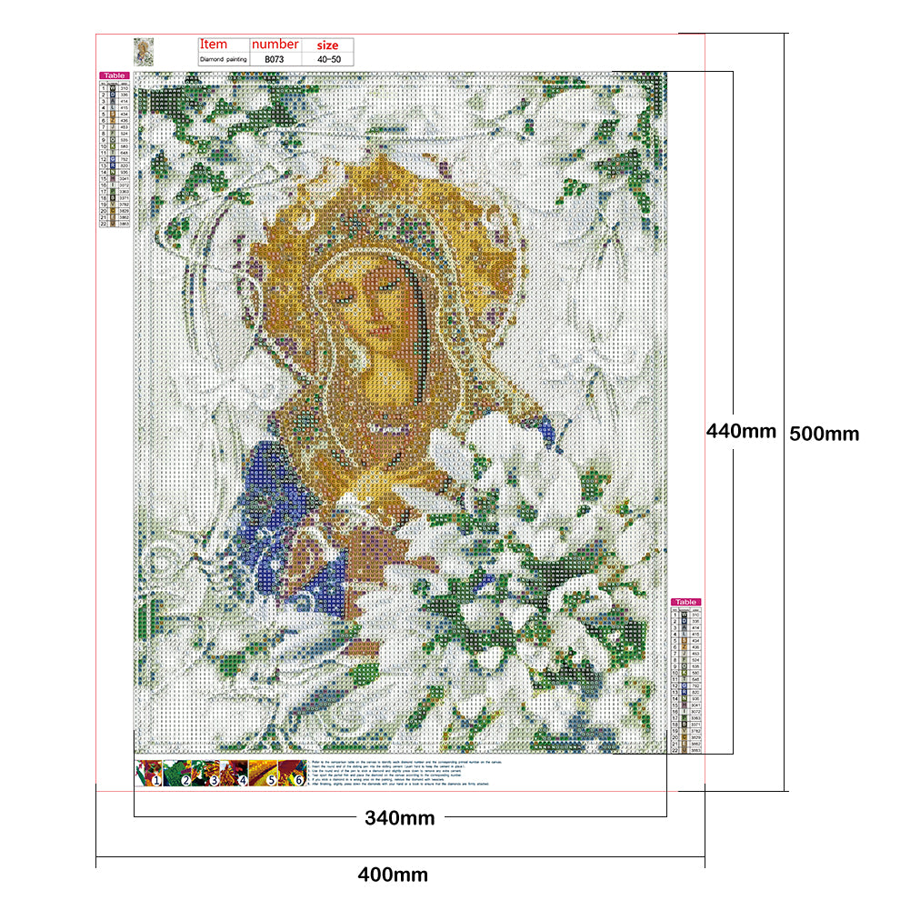 Jesus Woman - Full Round Drill Diamond Painting 40*50CM