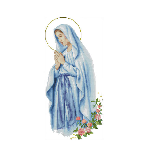 Virgin Mary - 14CT Stamped Cross Stitch 57*31CM