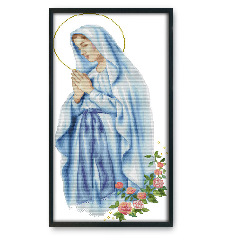 Virgin Mary - 14CT Stamped Cross Stitch 57*31CM