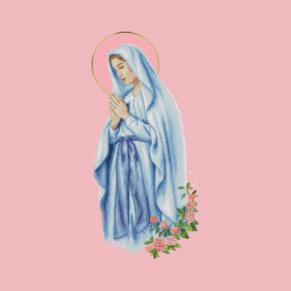 Virgin Mary - 14CT Stamped Cross Stitch 57*31CM