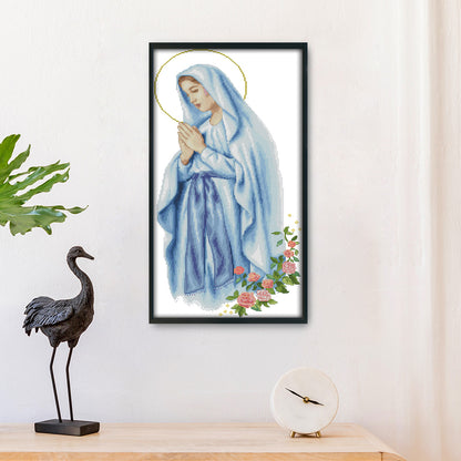 Virgin Mary - 14CT Stamped Cross Stitch 57*31CM