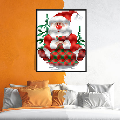 Christmas - 14CT Stamped Cross Stitch 15*13CM