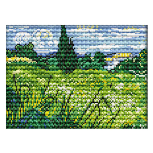 Scenery - 14CT Stamped Cross Stitch 27*19CM