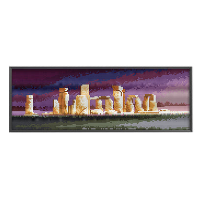 Stonehenge - 14CT Stamped Cross Stitch 37*16CM