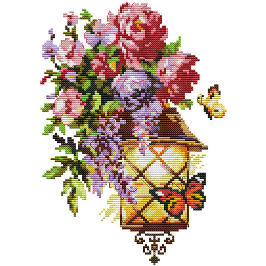 Hope Light - 14CT Stamped Cross Stitch 30*21CM