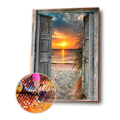 Sunrise - Full Round Drill Diamond Painting 30*40CM