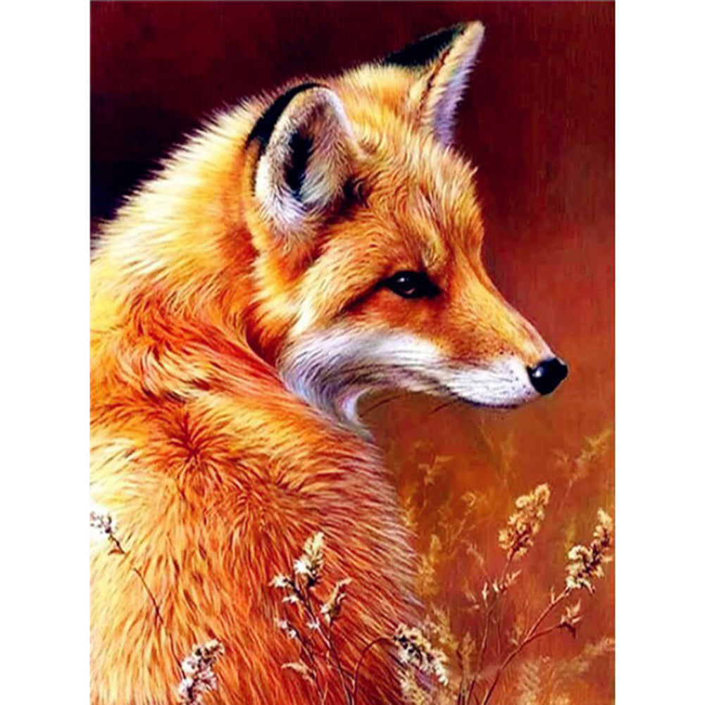 Fox - Full Round Drill Diamond Painting 30*40CM