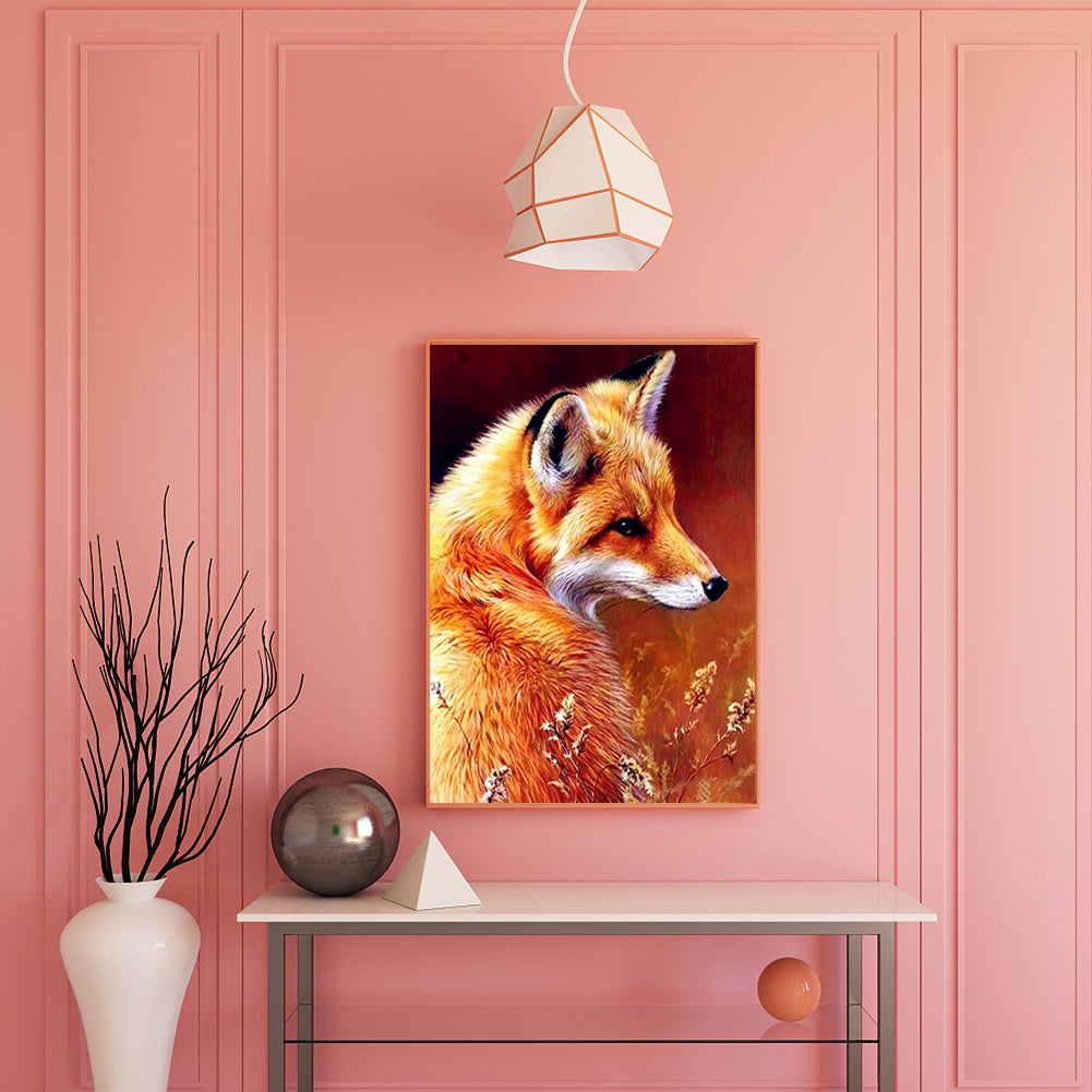 Fox - Full Round Drill Diamond Painting 30*40CM