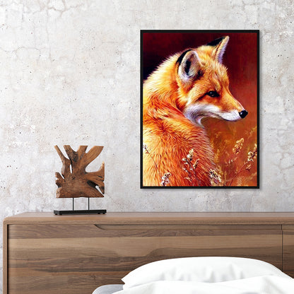 Fox - Full Round Drill Diamond Painting 30*40CM