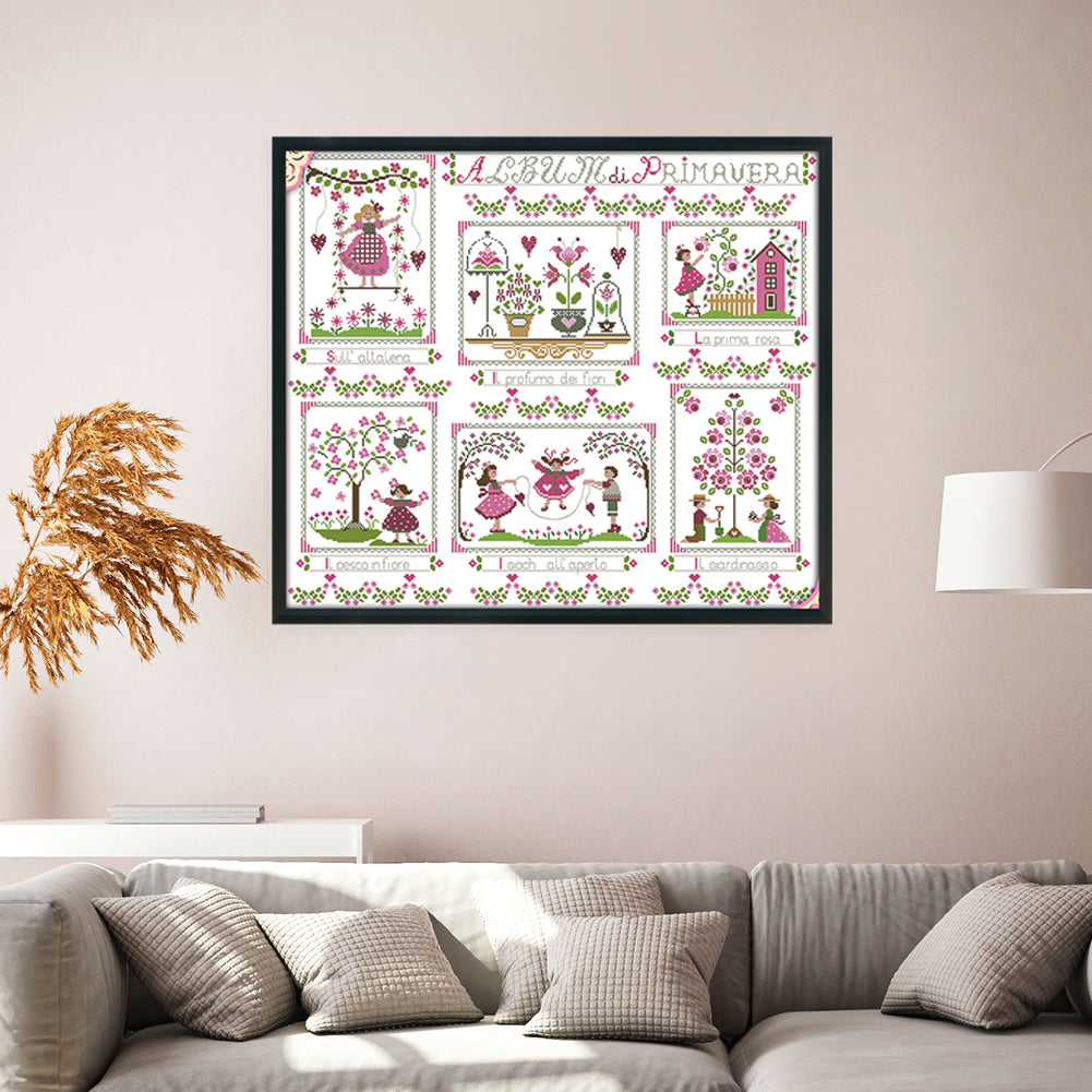 Tapestry - 14CT Stamped Cross Stitch 67*58CM