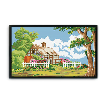 Country Scenery - 11CT Stamped Cross Stitch 73*47CM