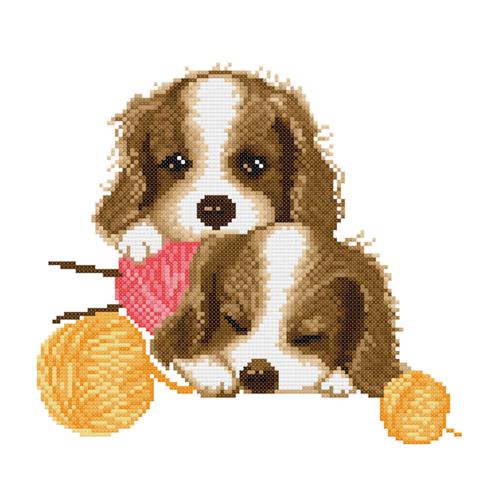 Dog- 11CT Stamped Cross Stitch 36 *34CM