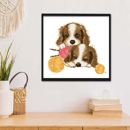 Dog- 11CT Stamped Cross Stitch 36 *34CM