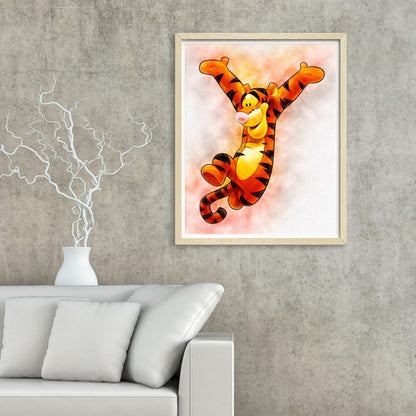 Tiger - Full Round Drill Diamond Painting 30*40CM