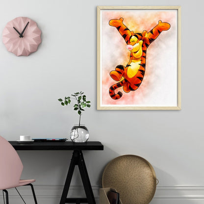 Tiger - Full Round Drill Diamond Painting 30*40CM