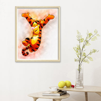 Tiger - Full Round Drill Diamond Painting 30*40CM