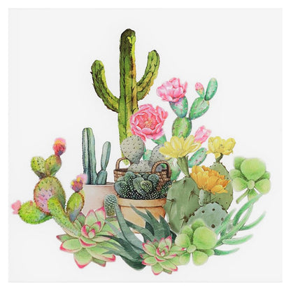 Cactus - Full Round Drill Diamond Painting 30*30CM