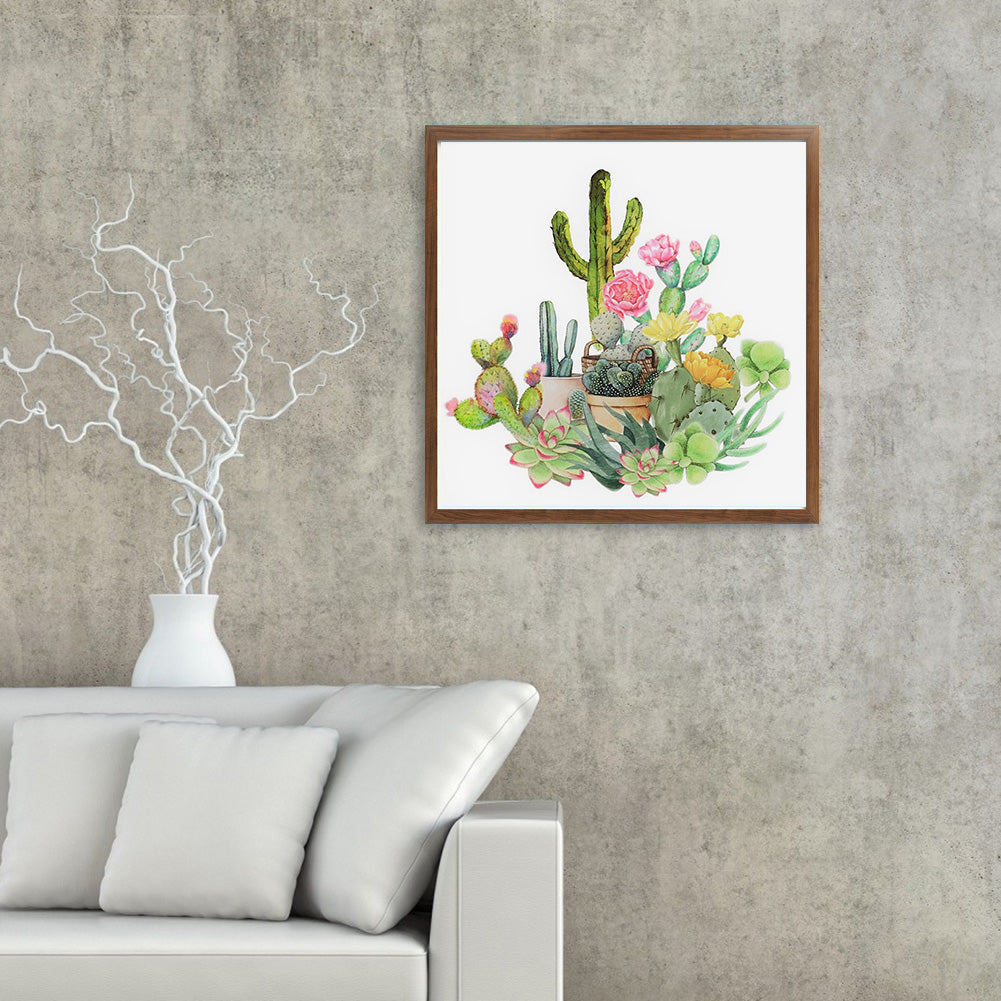 Cactus - Full Round Drill Diamond Painting 30*30CM