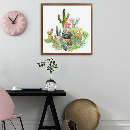 Cactus - Full Round Drill Diamond Painting 30*30CM