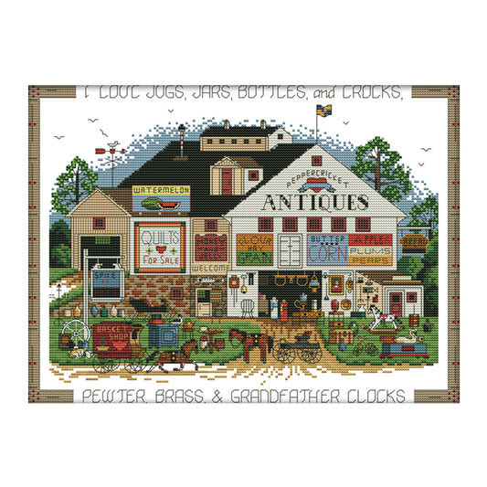 Festival- 14CT Stamped Cross Stitch 41*31CM