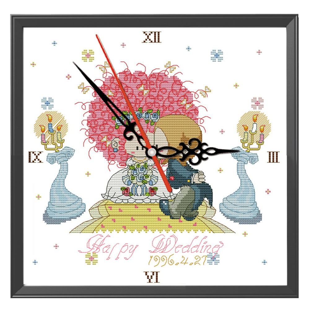 Doll - 14CT Stamped Cross Stitch 34*34CM