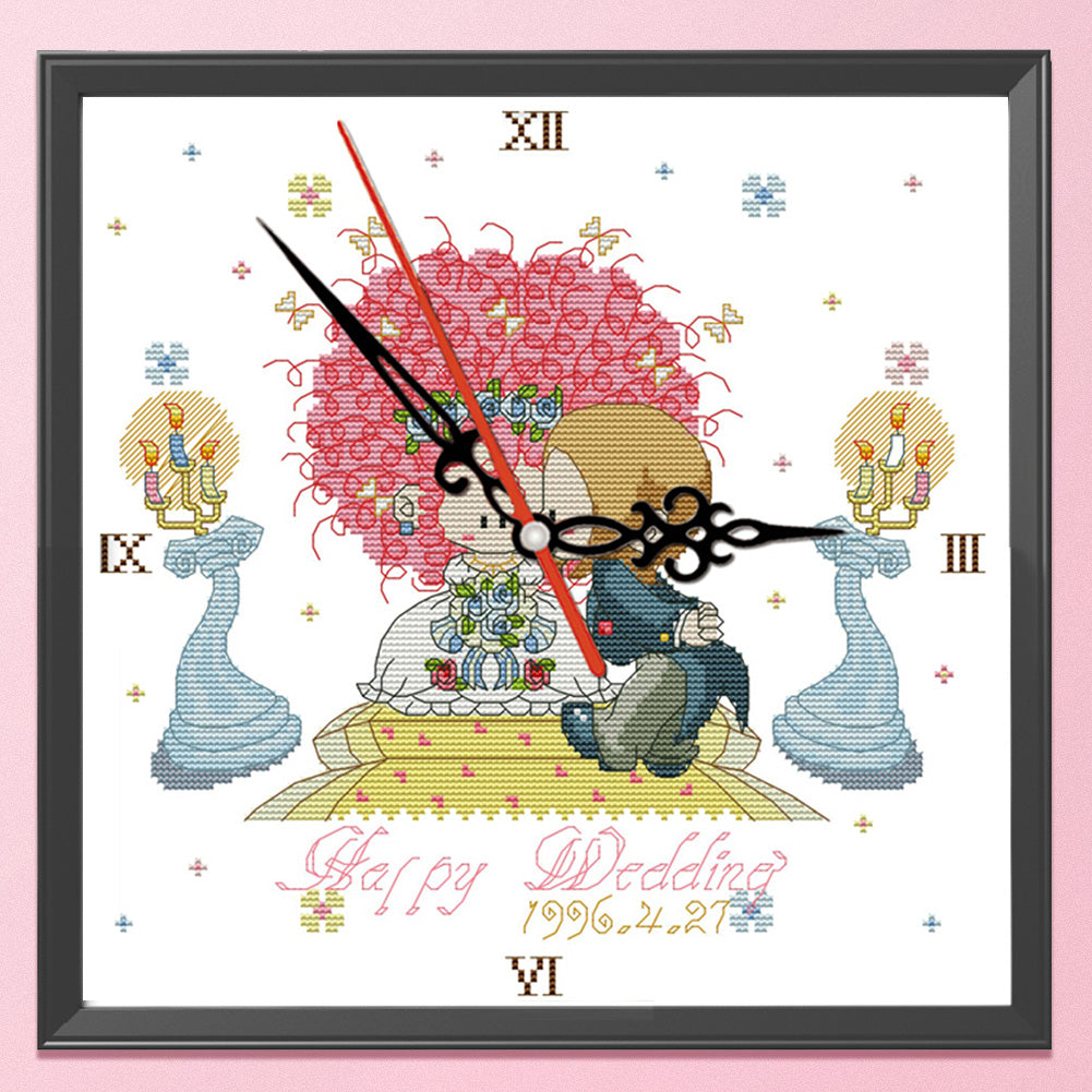 Doll - 14CT Stamped Cross Stitch 34*34CM