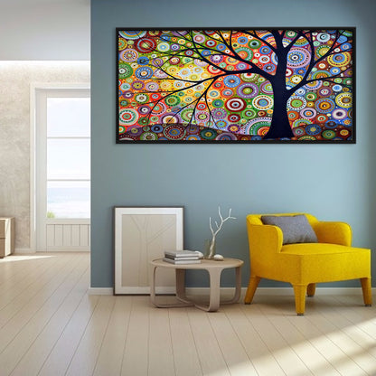 Tree - Full Round Drill Diamond Painting 80*40CM