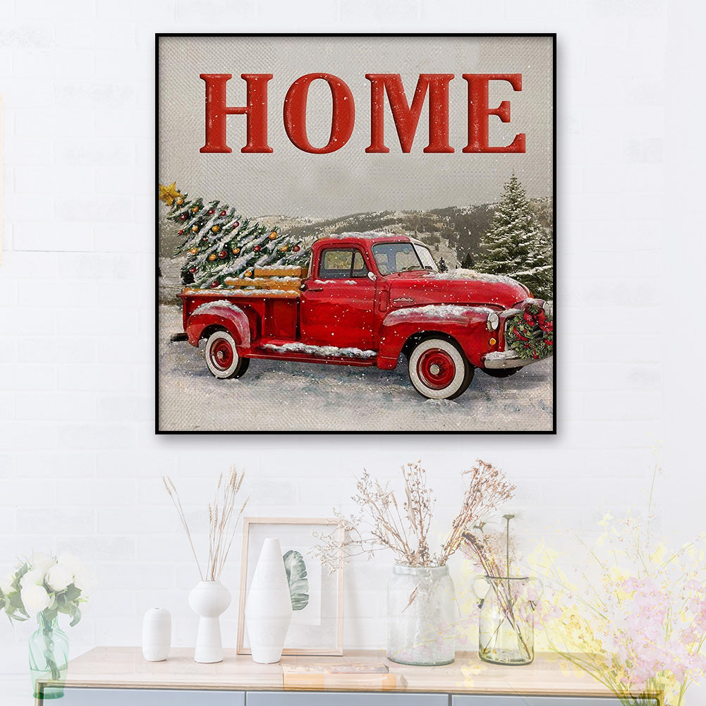 Car - Full Round Drill Diamond Painting 30*30CM