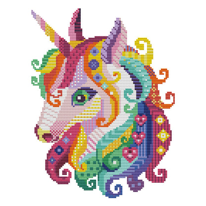 Horse- 14CT Stamped Cross Stitch 30*22CM