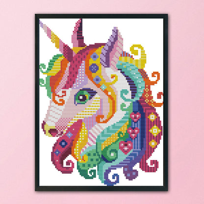 Horse- 14CT Stamped Cross Stitch 30*22CM