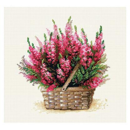 Flower - 11CT Stamped Cross Stitch 37*37CM