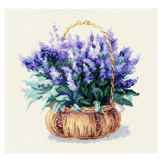 Flower - 11CT Stamped Cross Stitch 37*37CM