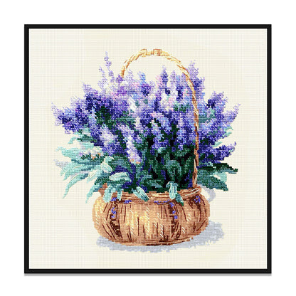 Flower - 11CT Stamped Cross Stitch 37*37CM